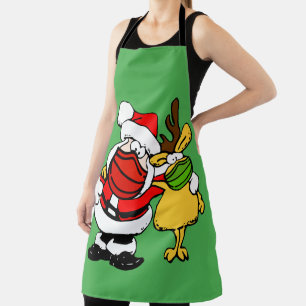Santa Claus & Rentier Gesichtsmaske Pals Xmas, ZSD Schürze