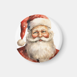 Santa Claus Retro Weihnachten Magnet
