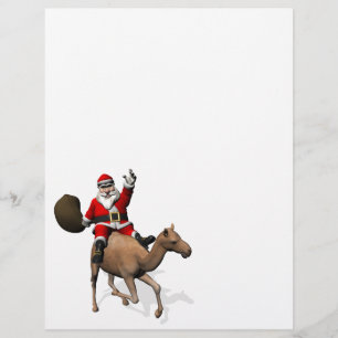 Santa Claus Riding A Camel
