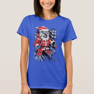 Santa Claus Roboter T-Shirt