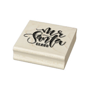 Santa Claus Rubber Briefmarke Gummistempel