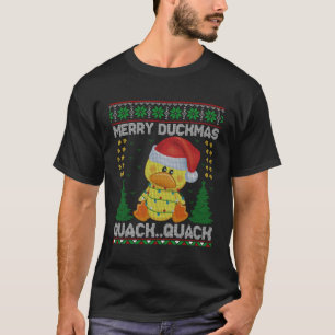 Santa Claus Rubber Duck Ugly Quack T-Shirt
