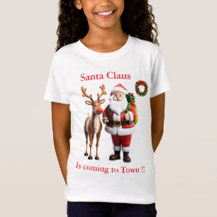 Santa Claus Rudolf der Rotnasen-Rentiere T-Shirt
