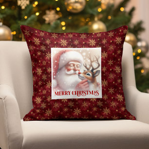 Santa Claus Rudolph Weihnachtsfest Wurfkissen Kissen