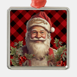 Santa Claus Saint Nicholas Weihnachtsfeiern Ornament Aus Metall
