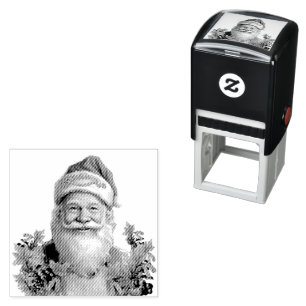 Santa Claus Saint Nicholas Weihnachtsfeiern Permastempel