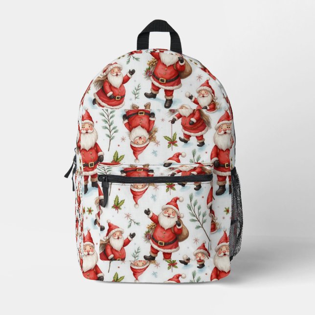 Santa Claus Sak 1 Bedruckter Rucksack (Vorderseite)