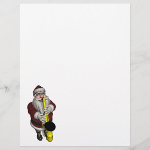 Santa Claus Saxophone Player