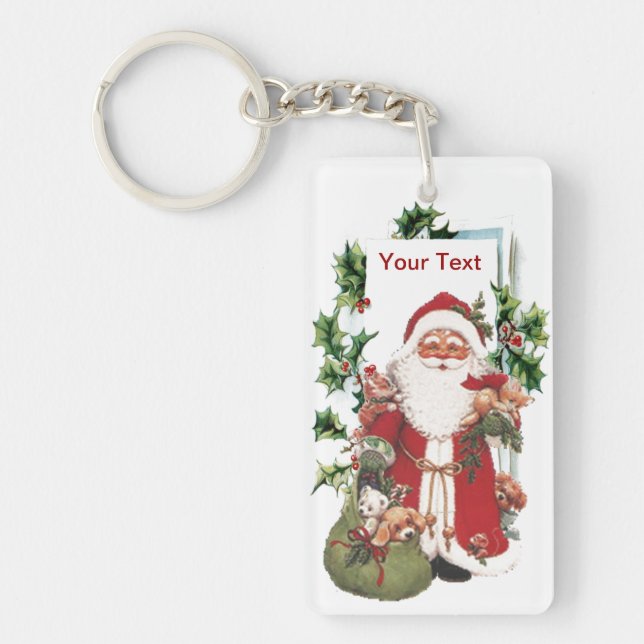 Santa Claus Schlüsselanhänger (Vorderseite)