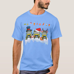 Santa Claus School Bus Driver Christmas Kostüm Xm T-Shirt