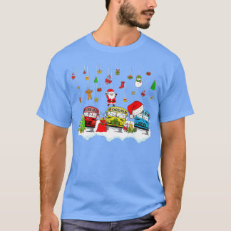 Santa Claus School Bus Driver Christmas Kostüm Xm T-Shirt