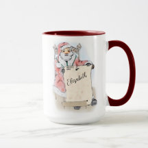 Santa Claus Scroll Naughty Nice List Personalisier