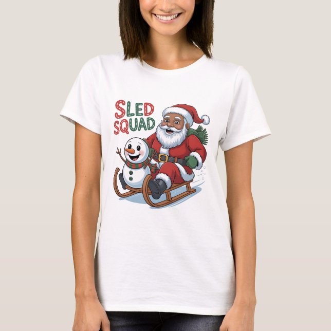 Santa Claus Shirt Vintage Christmas 2025 T Shirt  (Vorderseite)