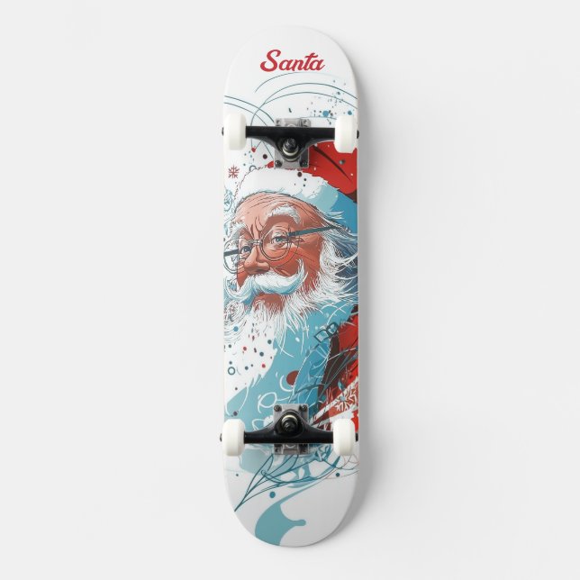 Santa Claus Skateboard (Vorderseite)