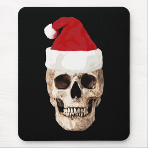 Santa Claus Skull - Weihnachten ist tot Mousepad