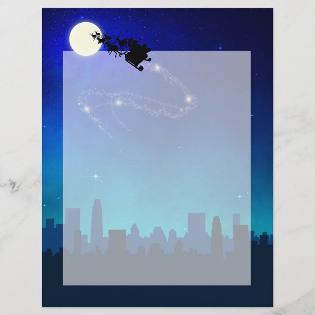 Santa Claus Sleigh Weihnachten (Vorderseite)