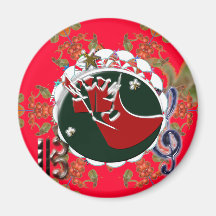 Santa Claus Sock Red