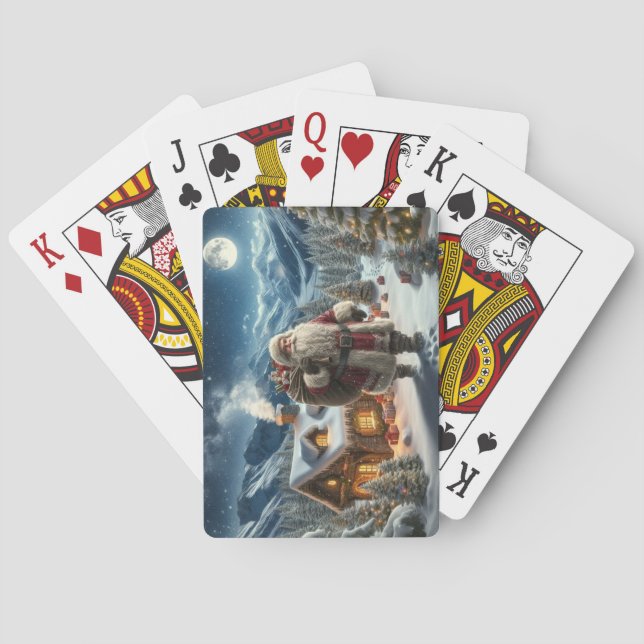 Santa Claus Spielkarten (Rückseite)