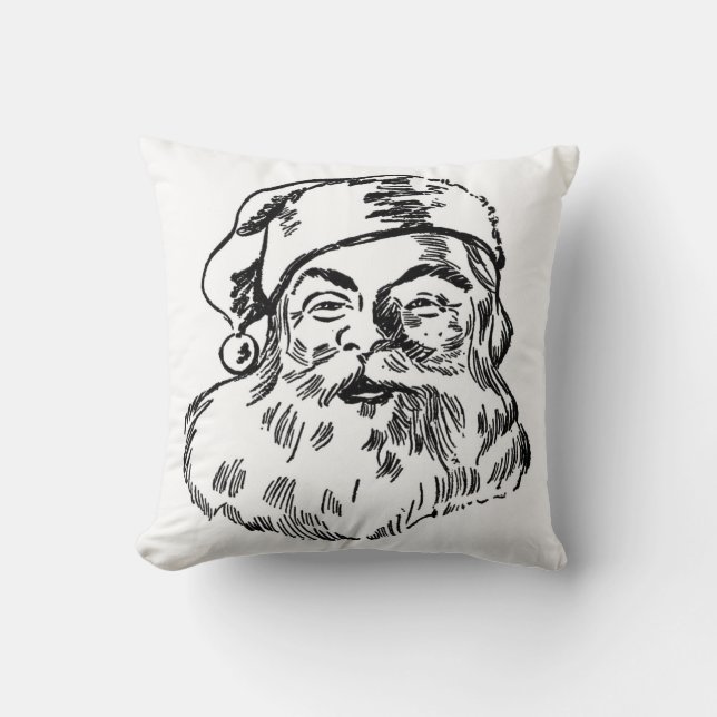 Santa Claus St. Nickolas Weihnachtsfeiertag Kissen (Vorderseite)