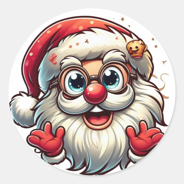 Santa Claus Stickers (Vorderseite)