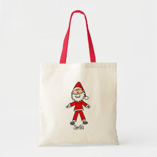 Santa Claus Strichmännchen-Tasche Tragetasche