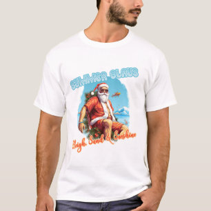 Santa Claus Summer Funny T - Shirt