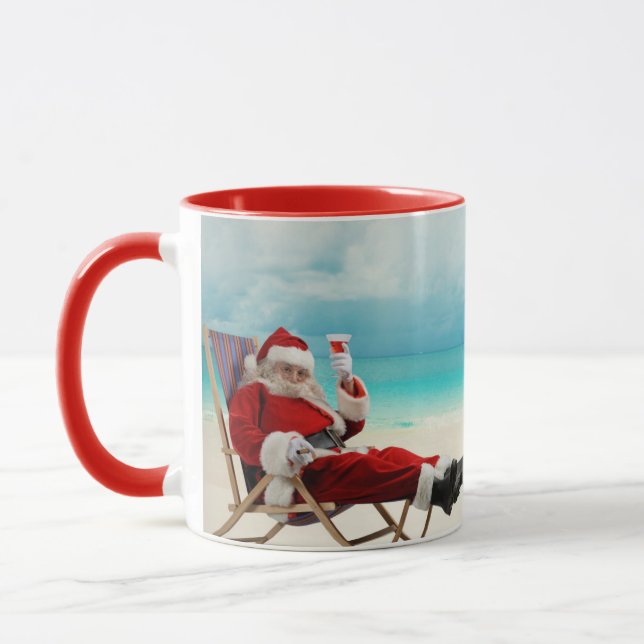 Santa Claus Summer Tasse (Links)