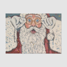 Santa Claus Surprised Seidenpapier