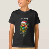 Santa-Claus-Teddybär-T-Shirt