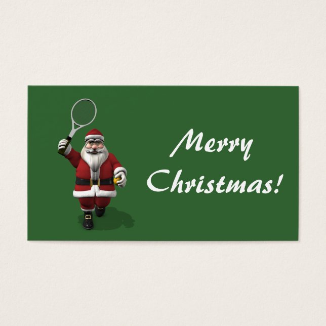 Santa Claus Tennis Player (Vorderseite)