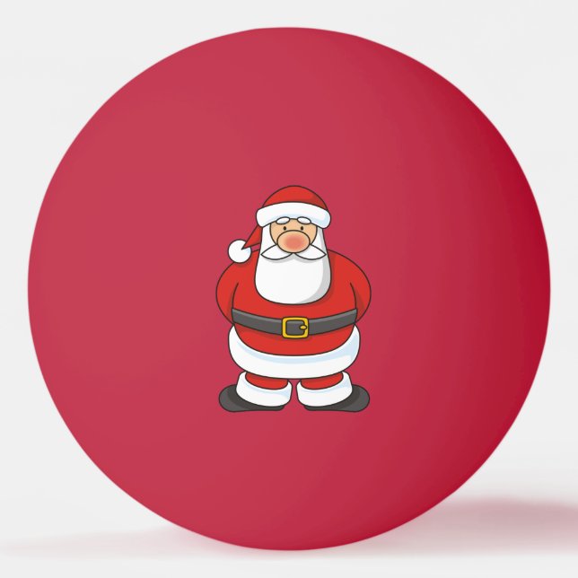 Santa Claus Tischtennisball (Vorderseite)