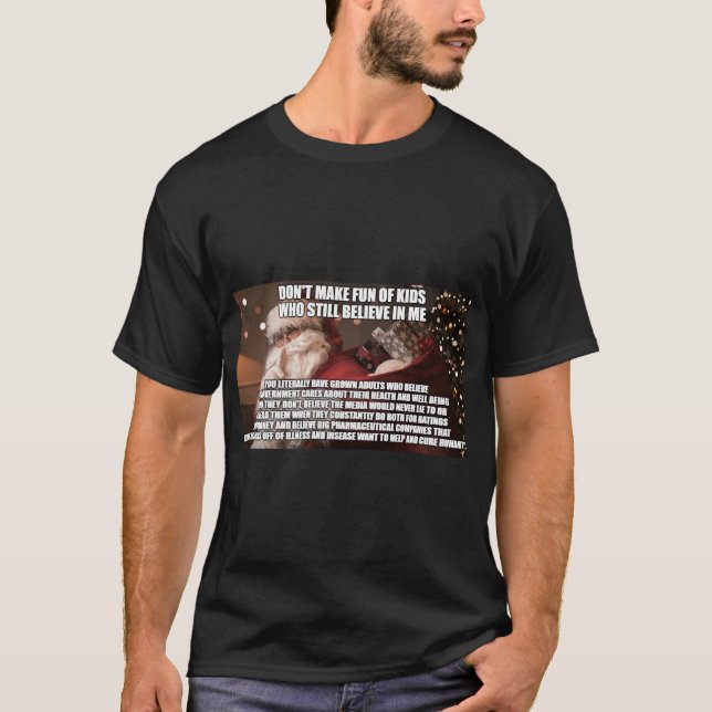 Santa Claus Tooth Fairy Mythical Fantasy Memes T-Shirt (Vorderseite)