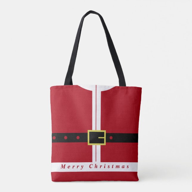 Santa Claus Tote Tag Frohe Weihnachten (Rückseite)