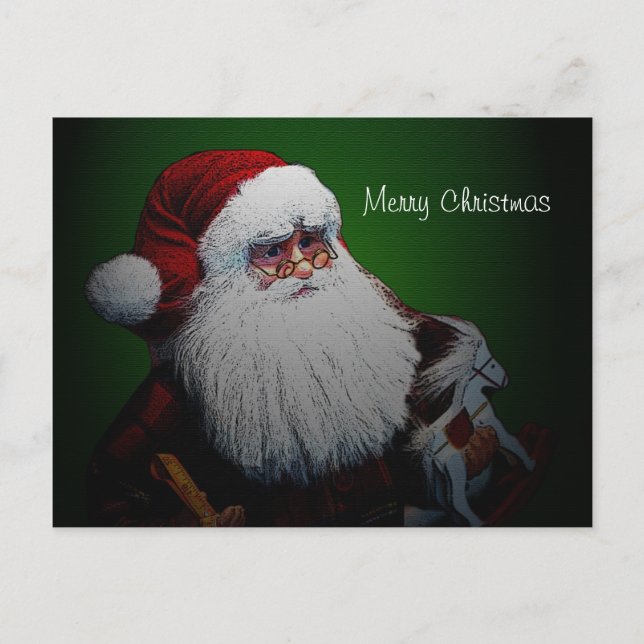 Santa Claus Traditionelle Postkarte (Vorderseite)