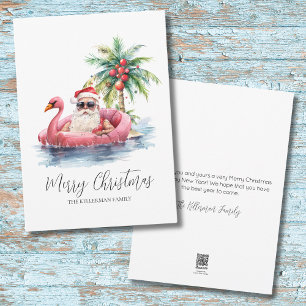 Santa Claus Tropical Beach Weihnachten