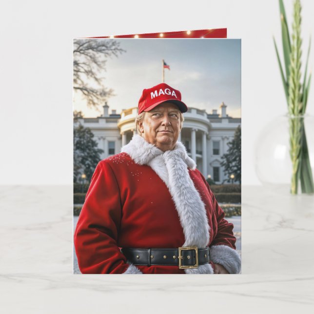 Santa Claus Trump Karte (Vorderseite)
