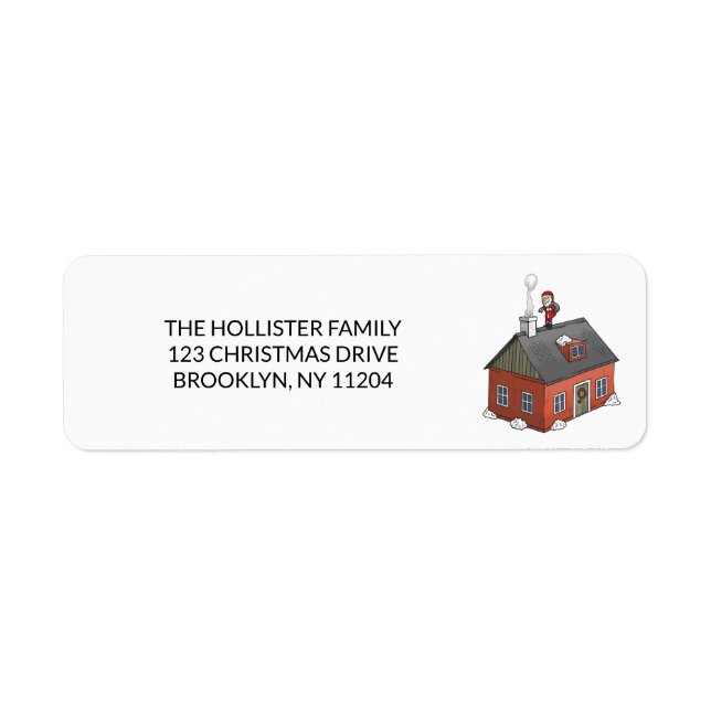 Santa Claus und das kleine rote Haus (Vorne)