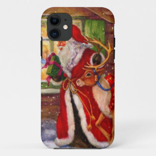 Santa Claus und Rudolph Case-Mate iPhone Hülle