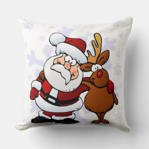 SANTA CLAUS UND RUDOLPH KISSEN