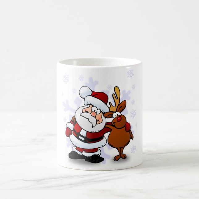 SANTA CLAUS UND RUDOLPH TASSE (Mittel)