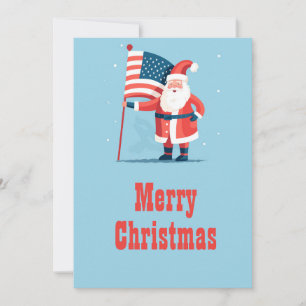 Santa Claus USA Feiertagskarte