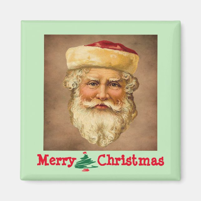 Santa Claus Vintag Magnet (Vorne)