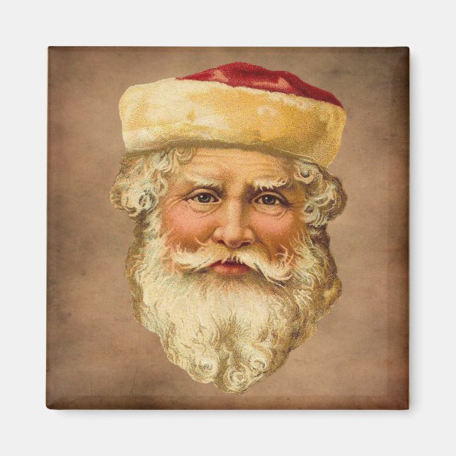 Santa Claus Vintager Kühlschrankmagnet Magnet (Vorne)