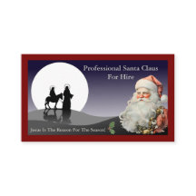 Santa Claus Visitenkarten-Mailer