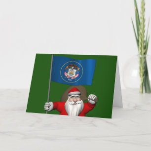 Santa Claus Visits Utah Feiertagskarte