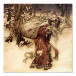 "Santa Claus" von Arthur Rackham Fotodruck