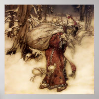 "Santa Claus" von Arthur Rackham