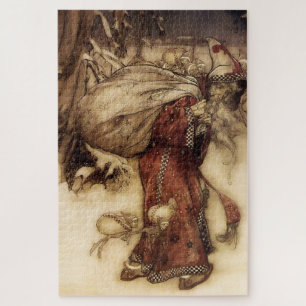 "Santa Claus" von Arthur Rackham Puzzle