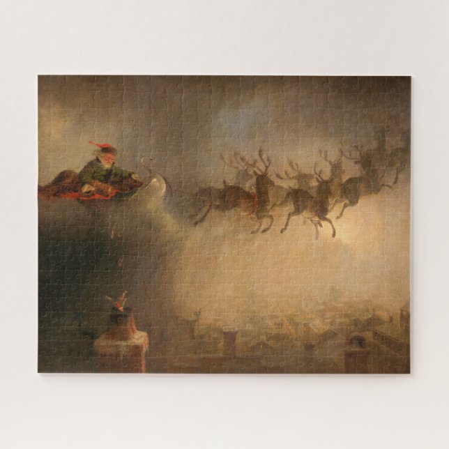 Santa Claus von William Holbrook Beard Puzzle (Horizontal)