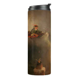 Santa Claus von William Holbrook Beard Thermosbecher